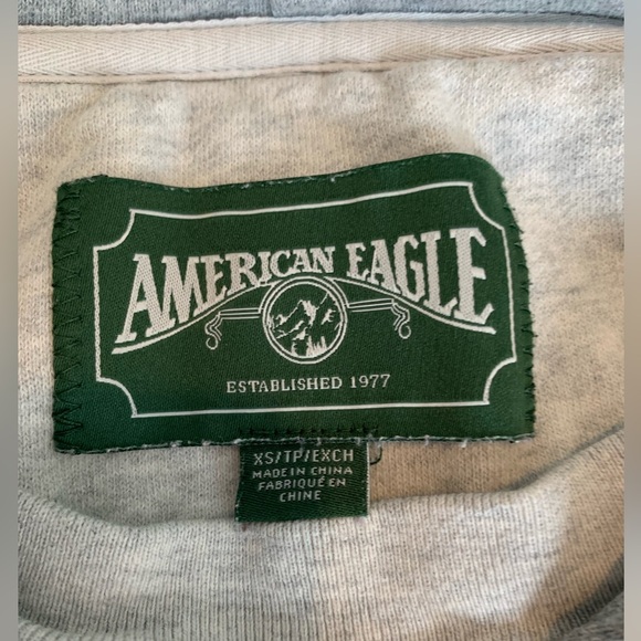 American Eagle grey hoodie - Picture 2 of 3